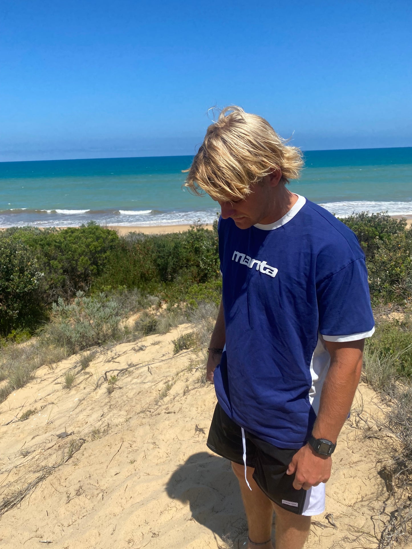 Navy Surf Tee