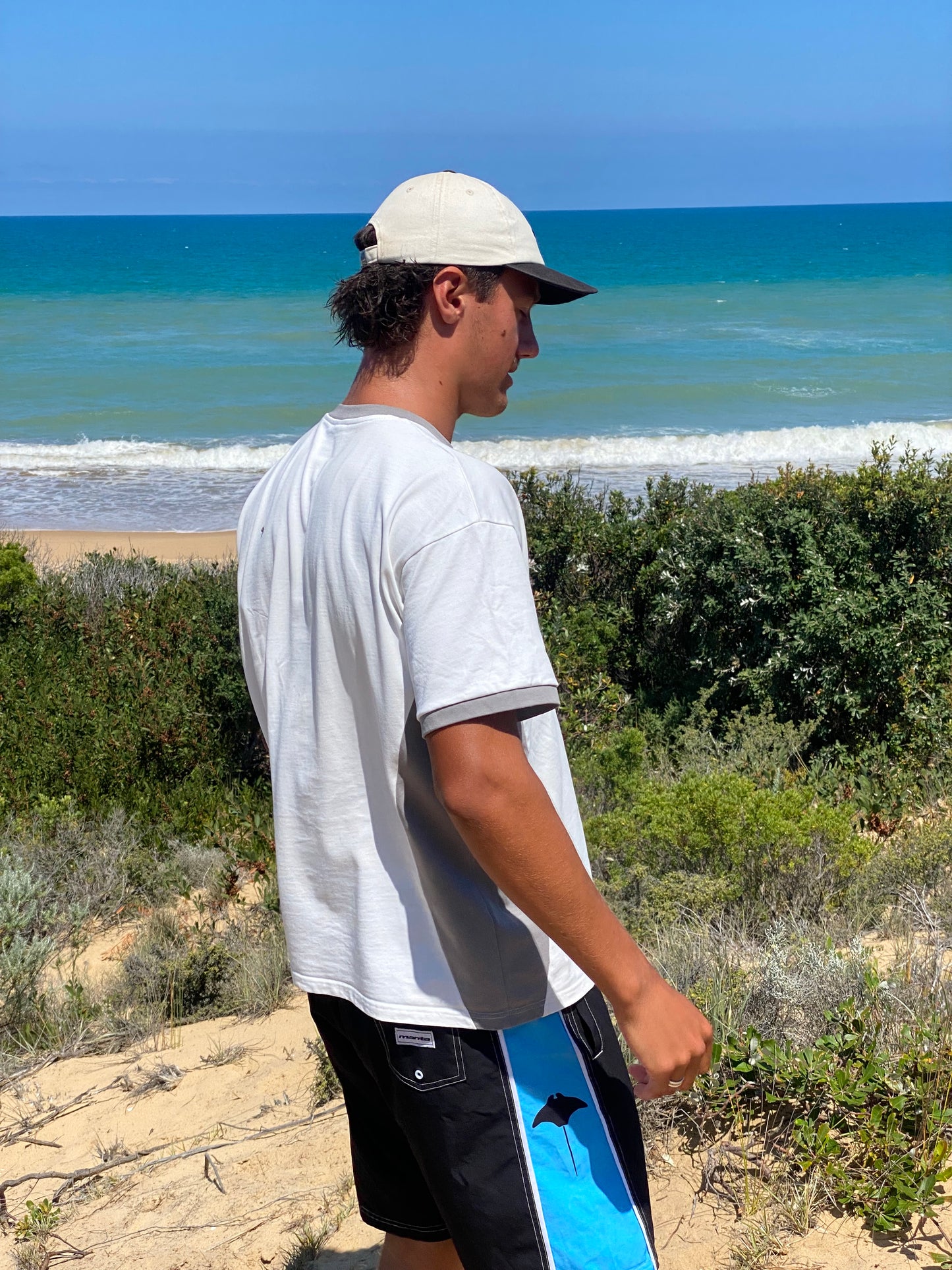 White Surf Tee