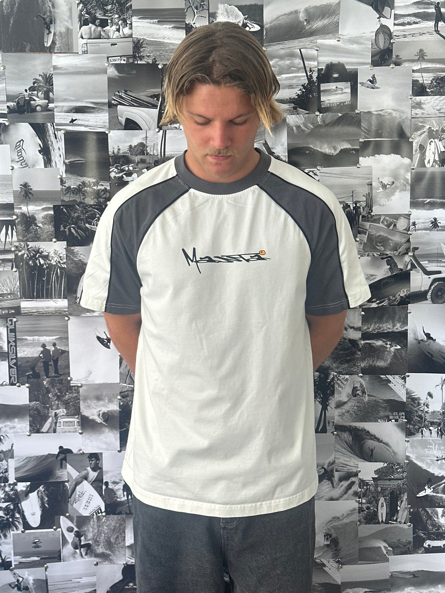 Charcoal Panel Surf Tee