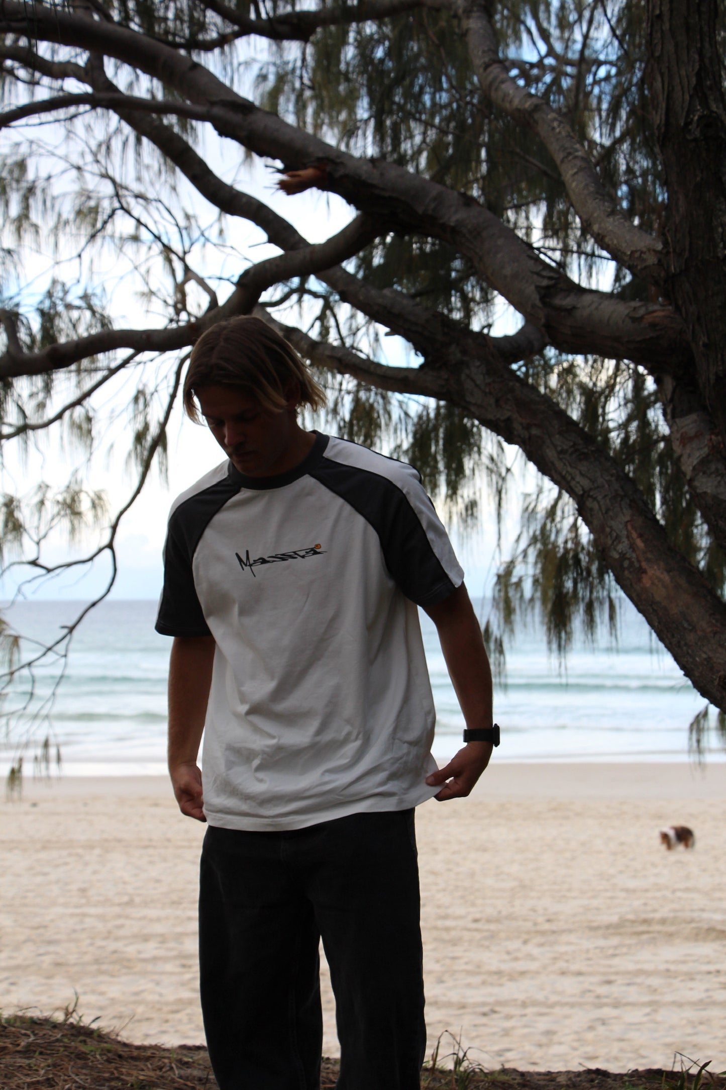 Charcoal Panel Surf Tee