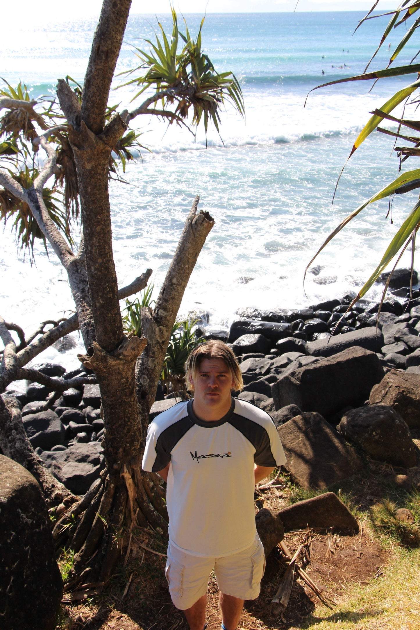 Charcoal Panel Surf Tee
