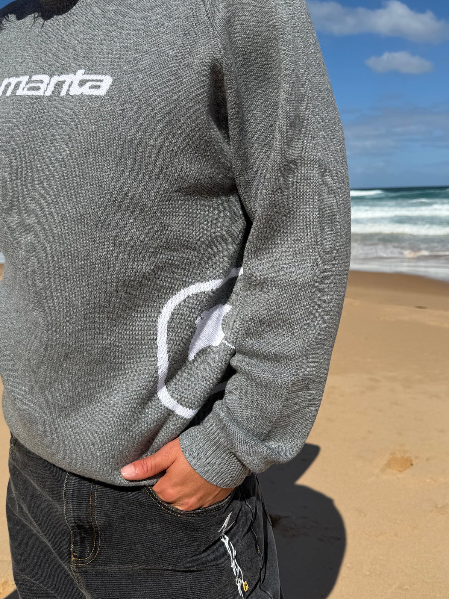 Grey Knit